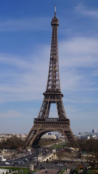 Torre Eiffel Lugar Histórico Paris — Fotografia de Stock