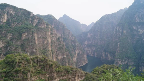 Garganta Del Dragón Oro China Encuentra Parte Norte Del Condado — Foto de Stock