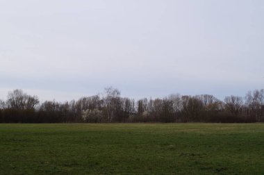 Berlin 'de dinlenme alanı. Kaulsdorf, Berlin, Almanya.