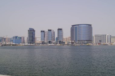 Sudan Dubai 'nin harika manzarası. Birleşik Arap Emirlikleri.