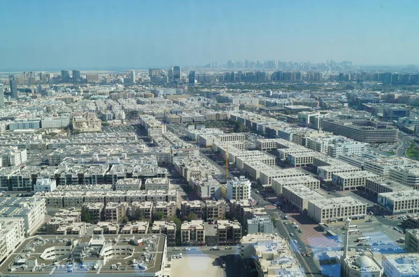 Vista Dubai Desde Arriba Emiratos Árabes Unidos — Foto de Stock