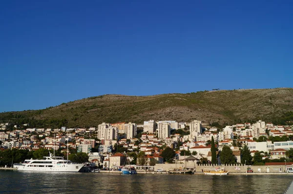 Puerto Ciudad Una Mirada Ciudad Dubrovnik Adriático Dubrovnik Croacia — Foto de Stock