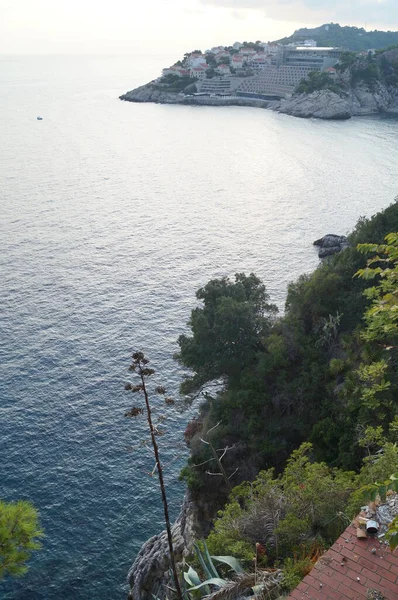 Погляд Адріатичне Море Природа Dubrovnik Croatia — стокове фото