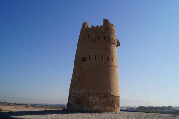 Ciudad Fantasma Jazirah Hamra Ciudad Más Antigua Del Golfo Pérsico — Foto de Stock