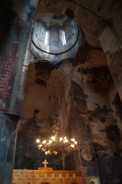 Interior Iglesia Gremi Iglesia Los Arcángeles Kakheti Georgia — Foto de Stock