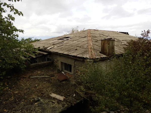 这座城市一座老房子的废墟 Sighnaghi 格鲁吉亚 — 图库照片