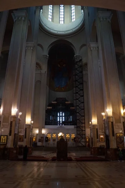 Interior Igreja Tbilisi Geórgia — Fotografia de Stock
