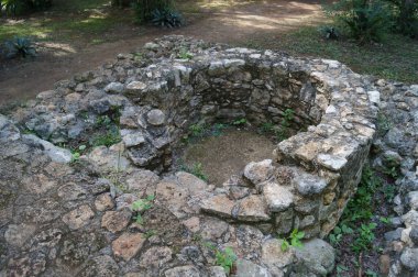 Mahvoldum. Ek Balam - Yucatec Maya arkeolojik alanı Temozon, Yucatan, Meksika.