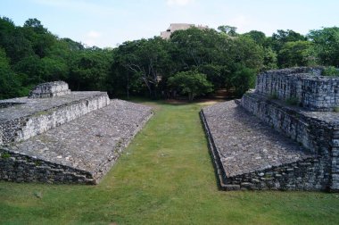 Mahvoldum. Ek Balam - Yucatec Maya arkeolojik alanı Temozon, Yucatan, Meksika.