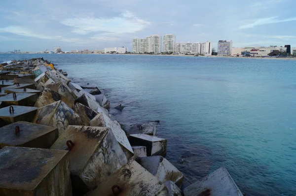 Bonita Vista Ciudad Cancún Quintana Roo México — Foto de Stock