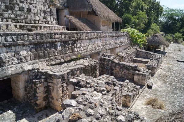 Zniszczyć Balam Stanowisko Archeologiczne Yucatec Maya Gminie Temozon Jukatan Meksyk — Zdjęcie stockowe