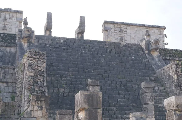 Meksika Daki Piramit Chichen Itza Meksika Nın Yucatan Yarımadası Nın — Stok fotoğraf