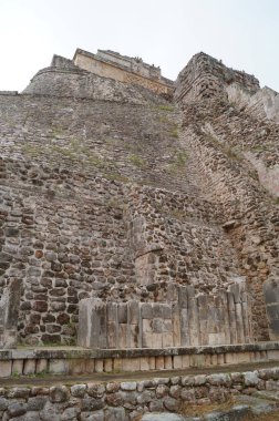 Uxmal eski bir Maya kentidir. Meksika.