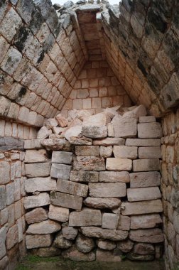 Uxmal eski bir Maya kentidir. Meksika.