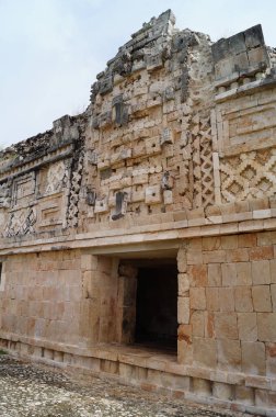 Uxmal eski bir Maya kentidir. Meksika.