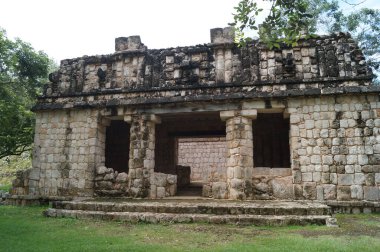 Uxmal eski bir Maya kentidir. Meksika.