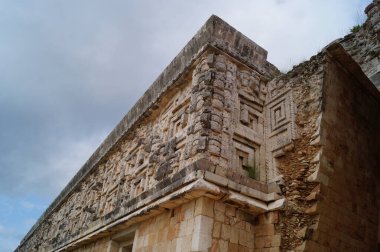 Uxmal eski bir Maya kentidir. Meksika.