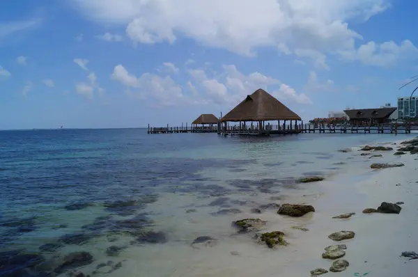 Plaża Cancun Meksyk — Zdjęcie stockowe