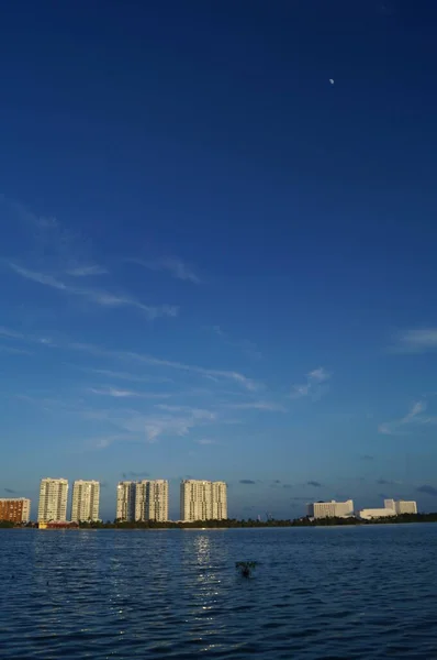 Edifici Moderni Della Città Cancun Quintana Roo Messico — Foto Stock