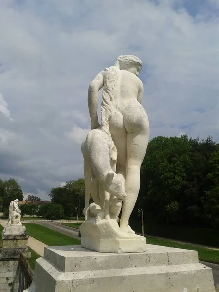 Posągi Parku Fontainebleau Fontainebleau Francja — Zdjęcie stockowe