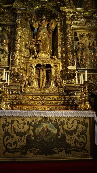 Interiören Katedralen Katedralen Det Heliga Korset Och Saint Eulalia Även — Stockfoto