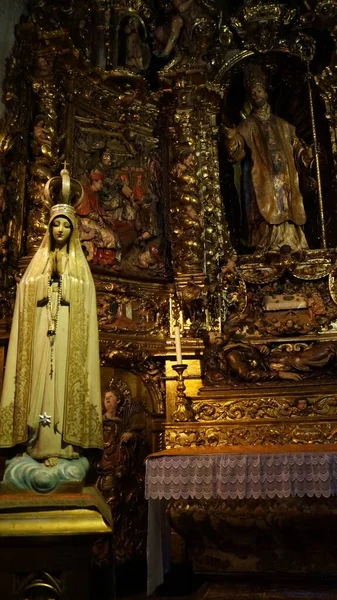 대성당의 내부입니다 바르셀로나 대성당 Barcelona Cathedral 양식의 대성당 스페인 카탈루냐에 — 스톡 사진