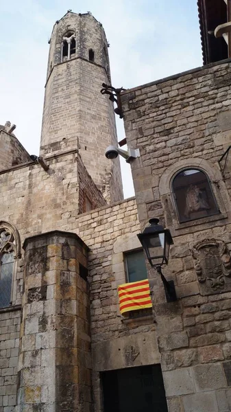 Bairro Gótico Centro Histórico Cidade Velha Barcelona Barcelona Catalunha Espanha — Fotografia de Stock