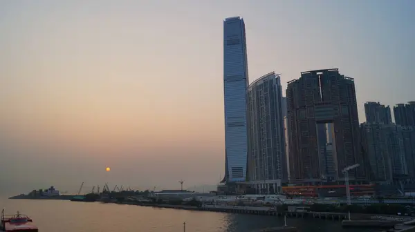 Prachtig Uitzicht Hong Kong Stad China — Stockfoto