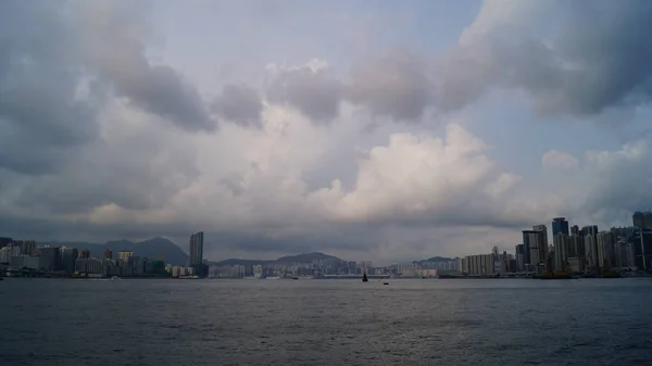 Gran Vista Ciudad Hong Kong China —  Fotos de Stock