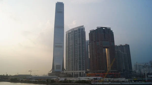 Gran Vista Ciudad Hong Kong China — Foto de Stock