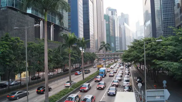 Bella Vista Sulla Città Hong Kong Cina — Foto Stock