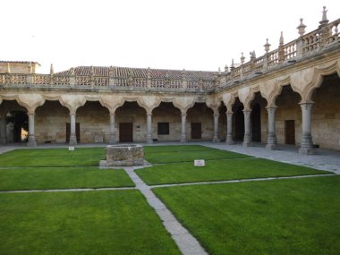 Salamanca Üniversitesi avlusu, Salamanca, İspanya