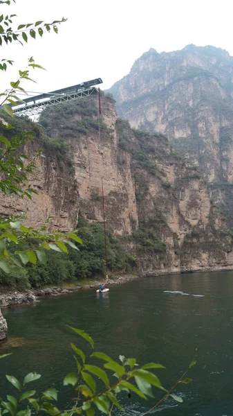 Golden Dragon Gorge Longqing Gorge China Picturesque Area Village Gucheng — Stock Photo, Image