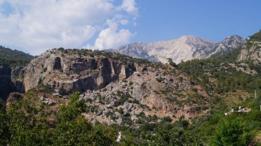 Güzel dağ manzarası. Kelebek Vadisi, Uzunyurt, Fethiye / Mugla, Türkiye