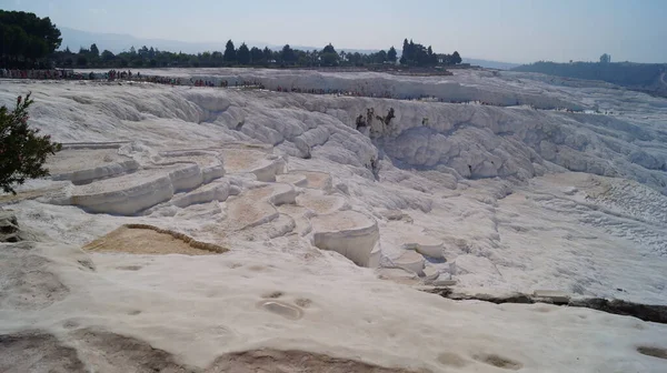 Terrazze Calcaree Pamukkale Turchia — Foto Stock