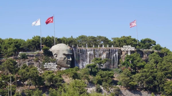 Αρχηγός Του Ιδρυτή Της Τουρκικής Δημοκρατίας Μουσταφά Κεμάλ Ατατούρκ Στην — Φωτογραφία Αρχείου