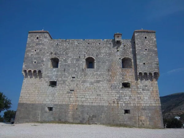 Fortaleza Nehaj Monumento Símbolo Más Famoso Senj Croacia — Foto de Stock