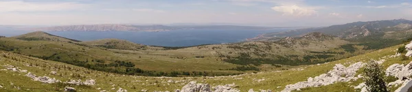 Piękny Widok Wybrzeże Adriatyku Chorwacji Gradina Ledenice Novi Vinodolski Chorwacja — Zdjęcie stockowe