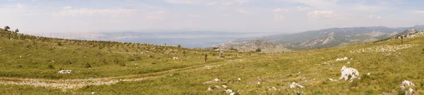 Όμορφη Θέα Της Αδριατικής Ακτής Της Κροατίας Gradina Ledenice Novi — Φωτογραφία Αρχείου