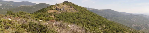 Fuerte Frankopano Gradina Por Encima Del Actual Pueblo Ledenice Están —  Fotos de Stock