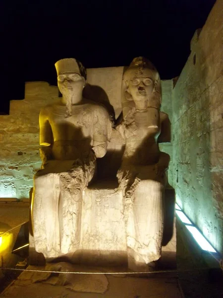Karnak Temple Complex Comprises Vast Mix Decayed Temples Chapels Pylons — Stock Photo, Image