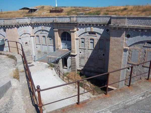 Die Festung Von Mont Chauve Aspremont Erbaut Zwischen 1885 Und — Stockfoto
