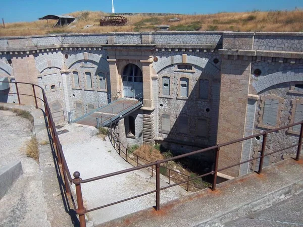 Fuerte Mont Chauve Aspremont Construido Entre 1885 1888 Cima Del — Foto de Stock