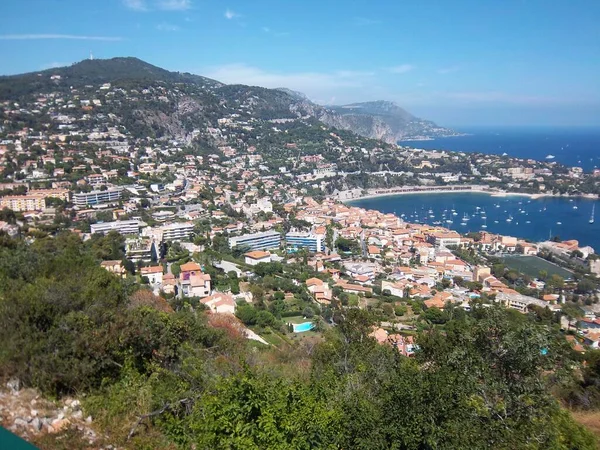 Increíble Vista Niza Niza Situado Riviera Francesa Costa Sureste Francia —  Fotos de Stock
