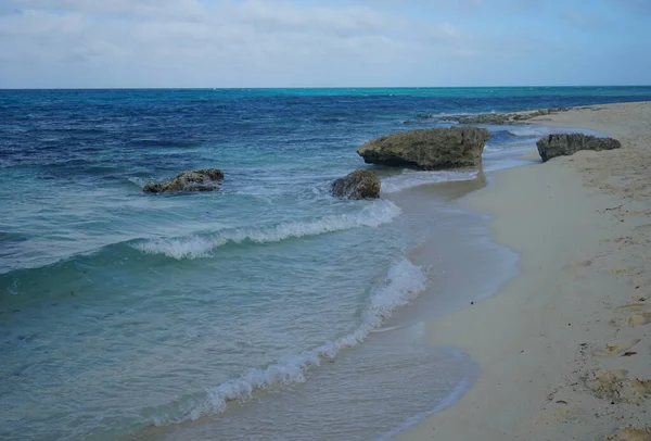 Playa Canon Magnífico Paisaje Oceánico Cayo Santa María Conocida Por — Foto de Stock