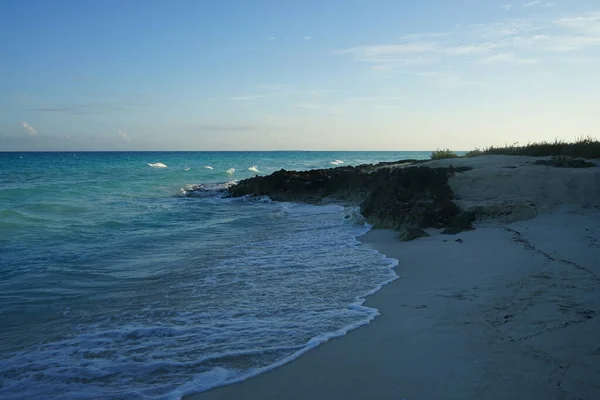 Muhteşem Okyanus Manzarası Cayo Santa Maria Beyaz Kumlu Plajlarıyla Tanınır — Stok fotoğraf