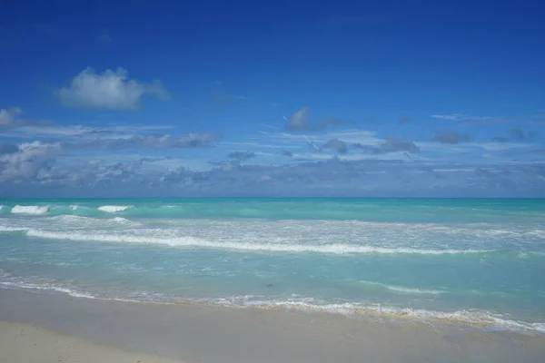 宏伟的海洋景观 卡约圣玛利亚以其白色沙滩而闻名 Cayo Santa Maria — 图库照片