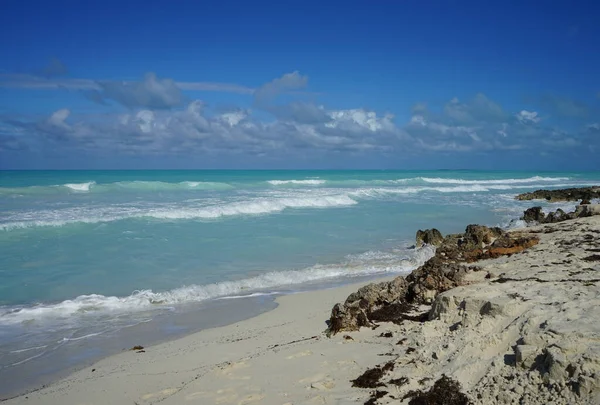 Magnífica Paisagem Oceânica Cayo Santa Maria Bem Conhecida Por Suas — Fotografia de Stock