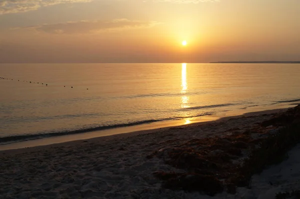 Wspaniały Zachód Słońca Tunezji — Zdjęcie stockowe