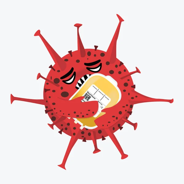 Emoji Reacción Cuidado Virus Emoticono Las Redes Sociales Que Abraza — Archivo Imágenes Vectoriales